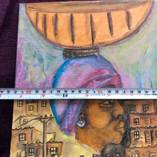 LUCAS MAHOME ART '94 MIXED MEDIA
